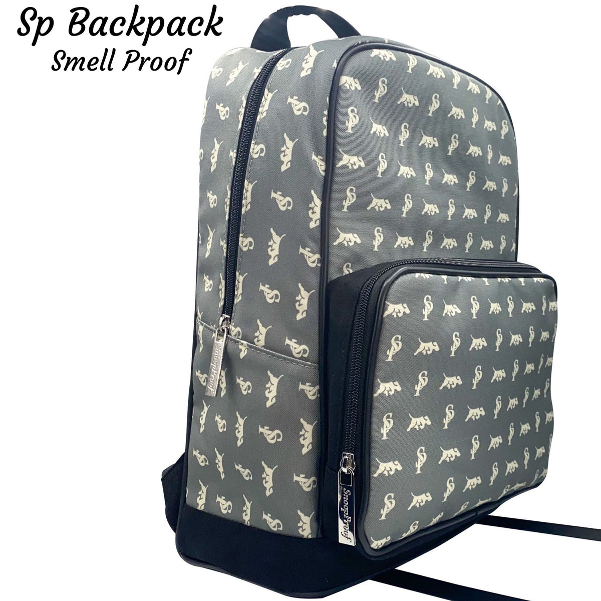  Snoop Proof The SP Backpack in All Black Smell Proof BackPack,  (L)